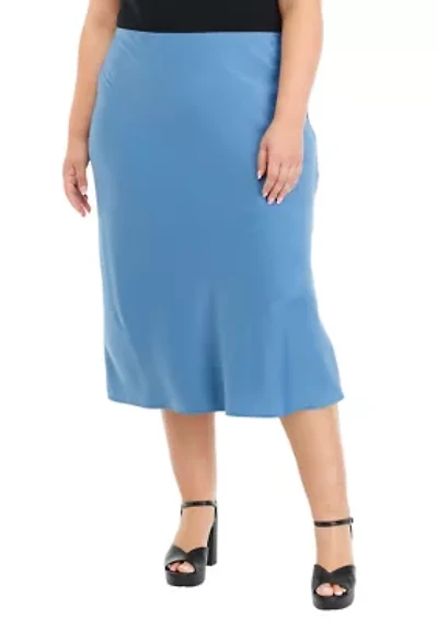 Plus Slip Skirt