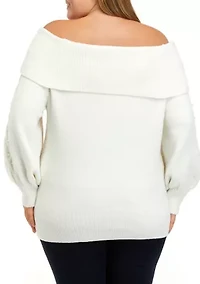 Plus Pearl Marilyn Sweater