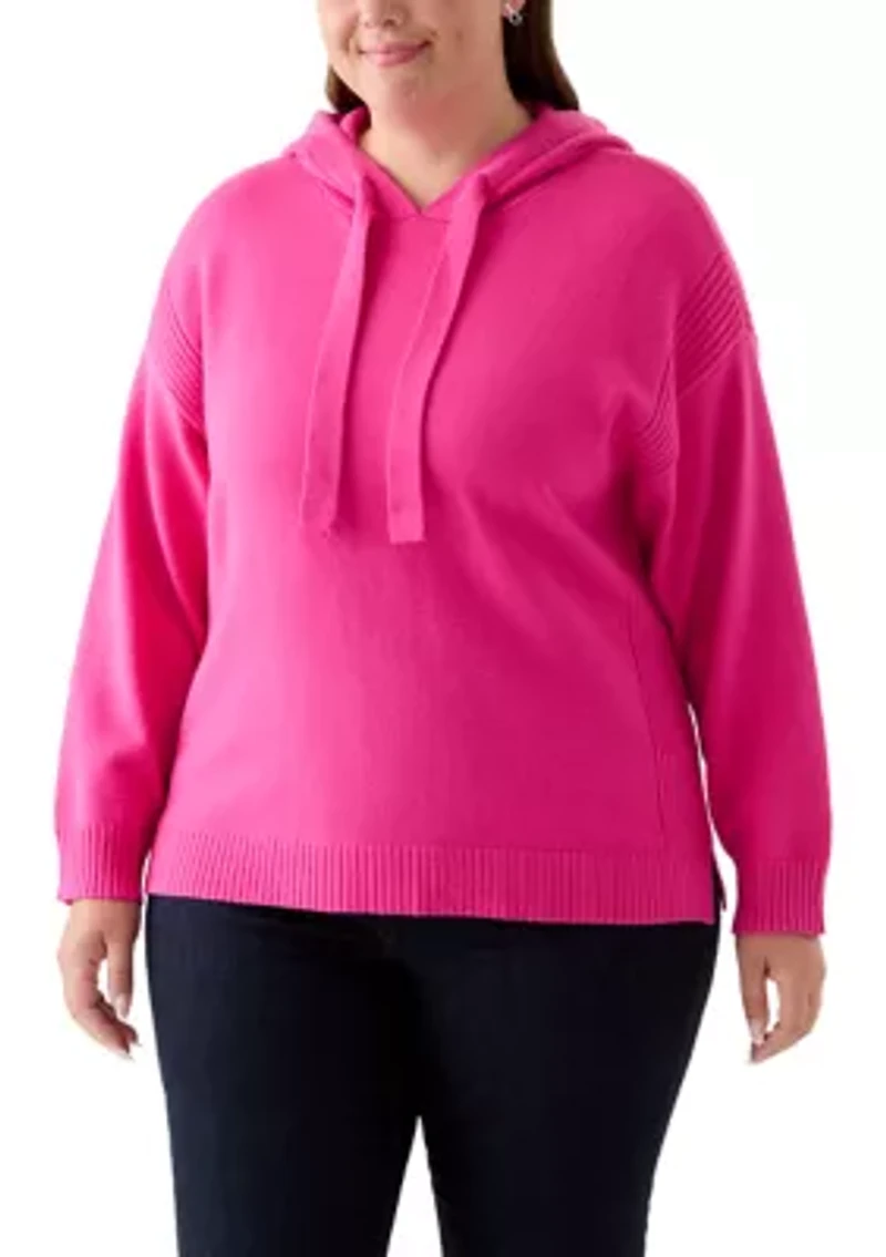 Plus Drawstring Hoodie