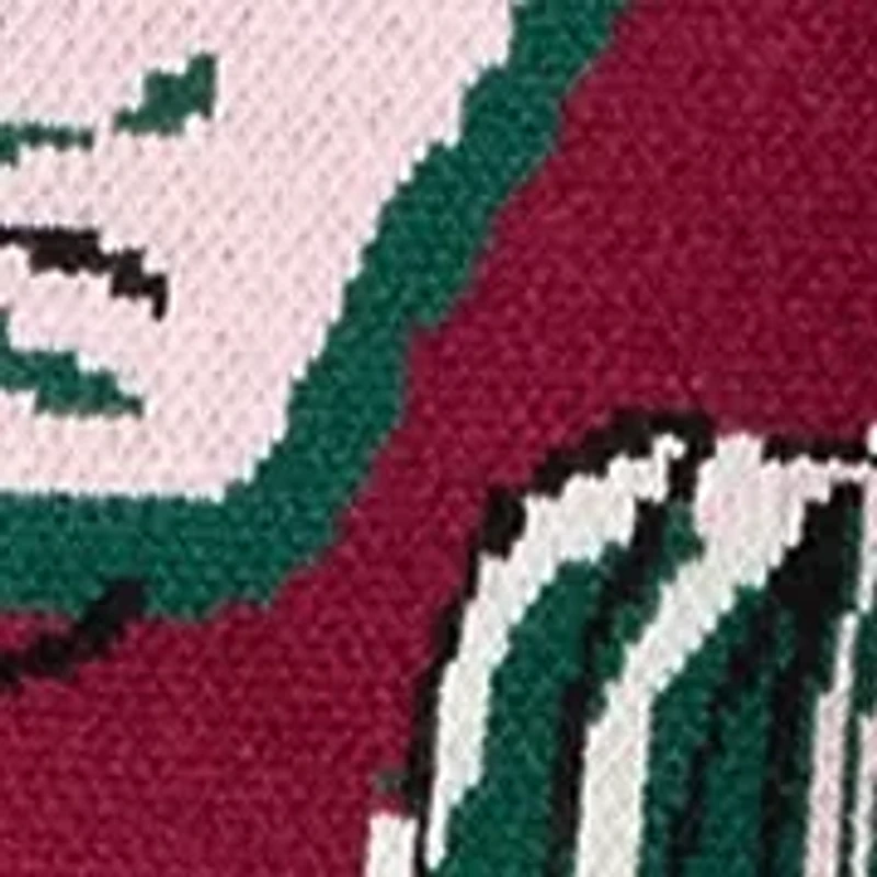 Floral Crew Neck Sweater