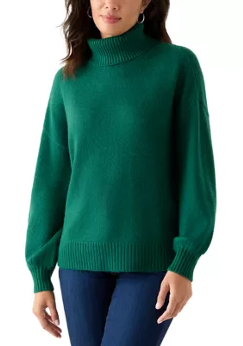 Women's Long Sleeve Turtleneck Sweater