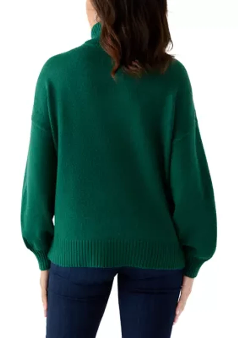 Women's Long Sleeve Turtleneck Sweater