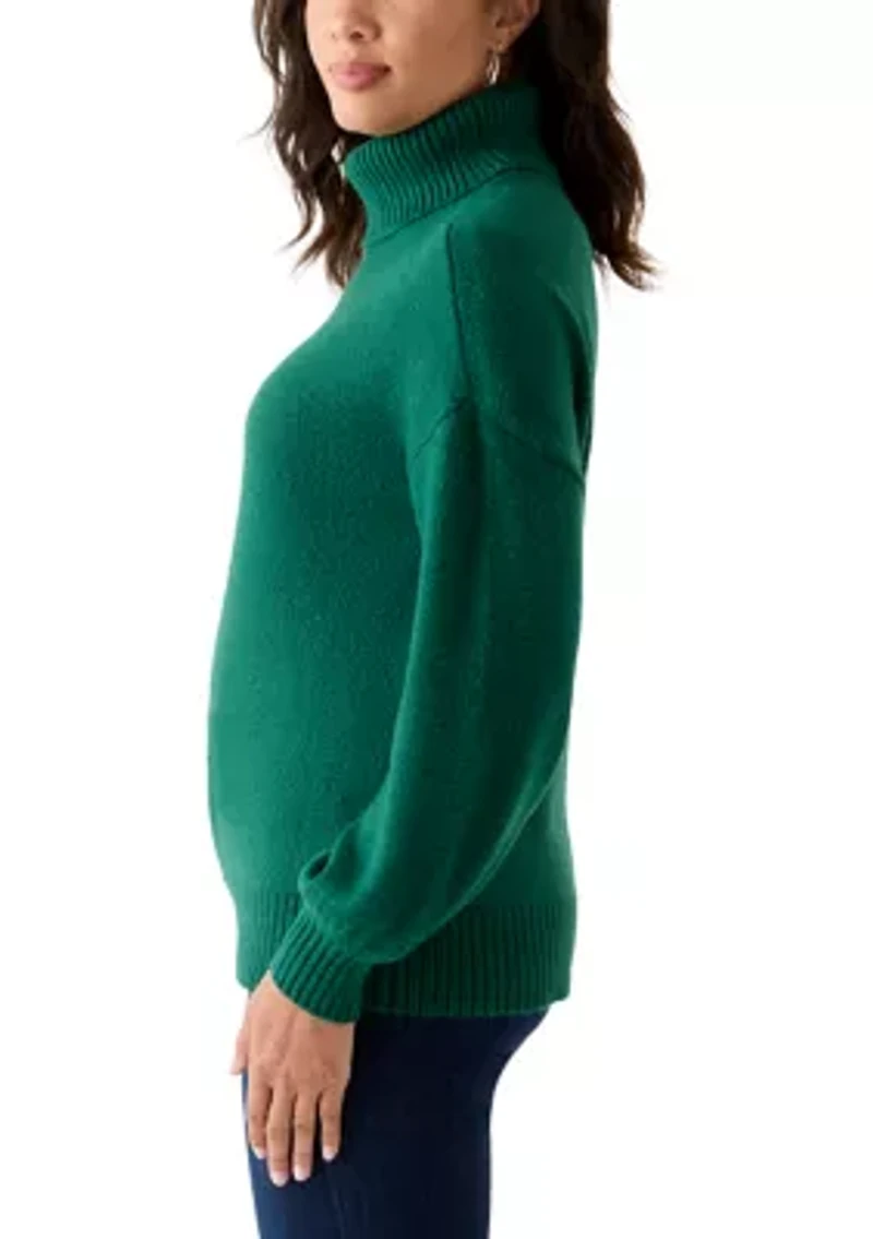 Women's Long Sleeve Turtleneck Sweater