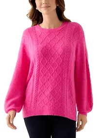 Women's Long Sleeve Tunic Sweater