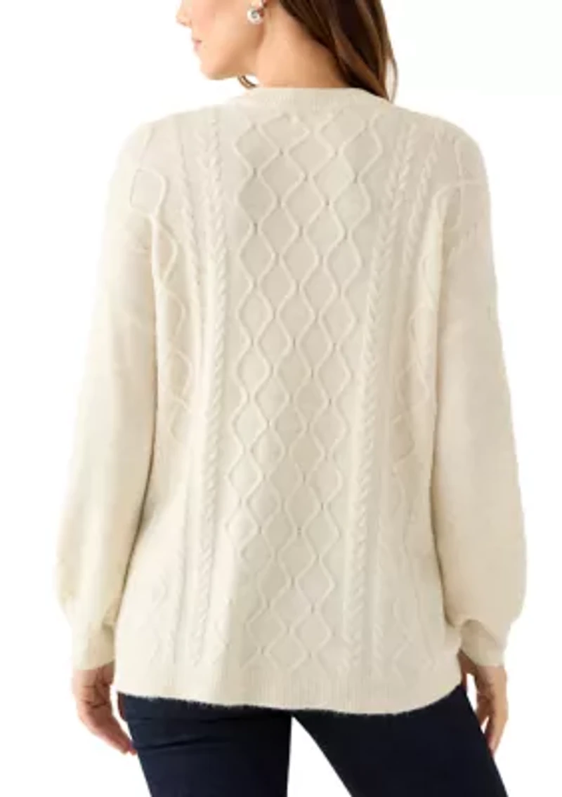 Women's Long Sleeve Tunic Sweater