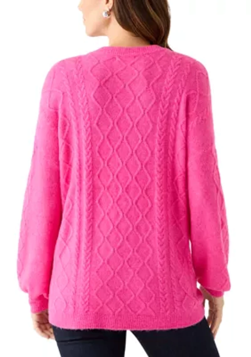 Women's Long Sleeve Tunic Sweater
