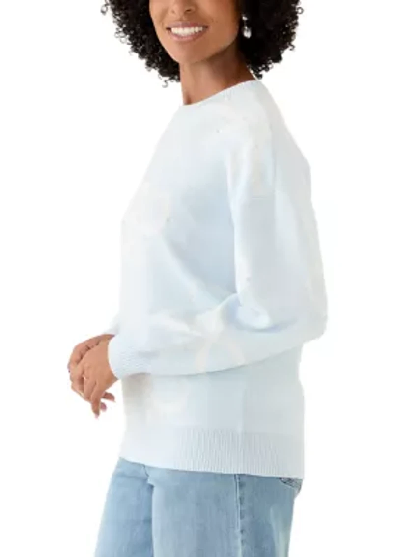 Women's Bow Crew Neck Sweater