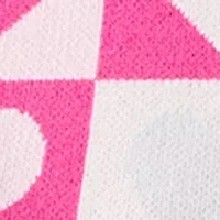 Plus Heart Block Crew Neck Sweater