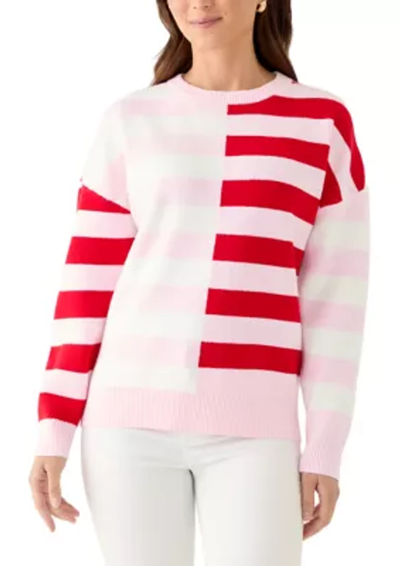 Petite Striped Sweater
