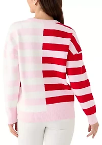 Petite Striped Sweater