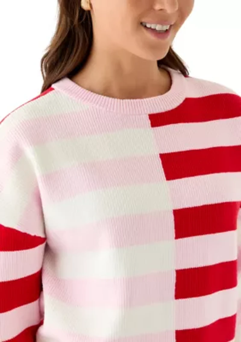 Petite Striped Sweater