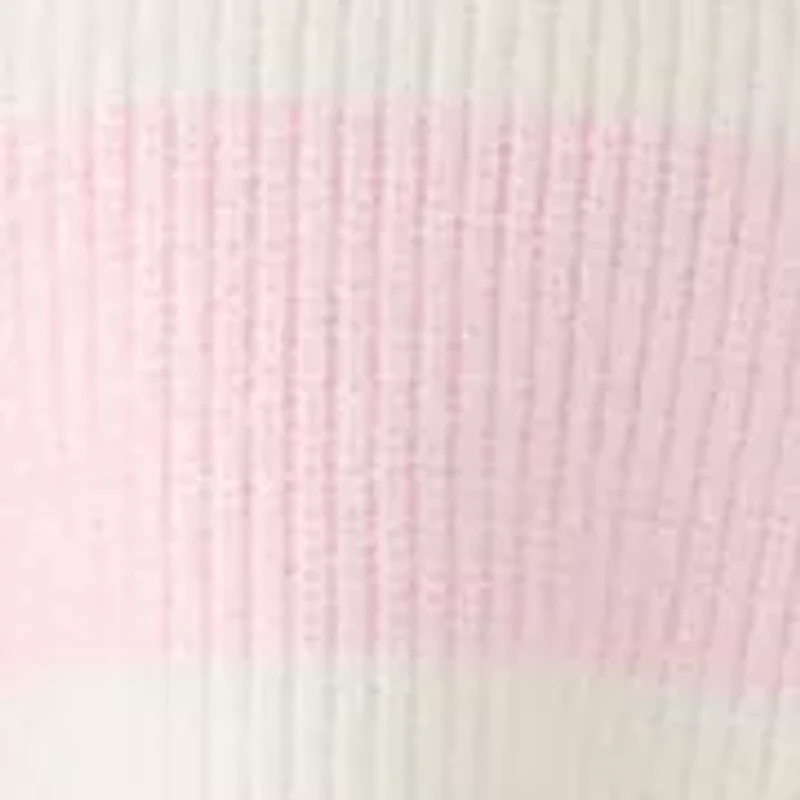 Women's Contrast Striped Crew Neck Sweater