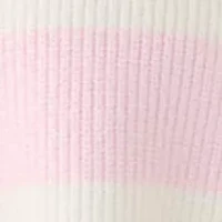 Women's Contrast Striped Crew Neck Sweater