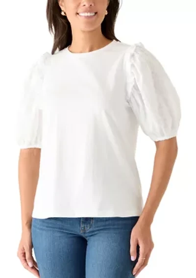 Women's Short Puff Sleeve Shirt