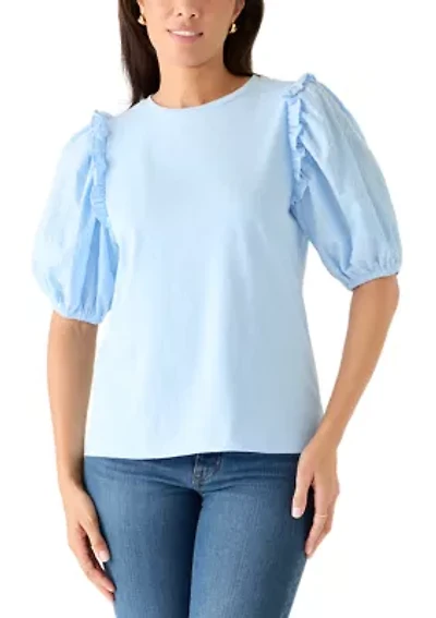 Women's Short Puff Sleeve Shirt