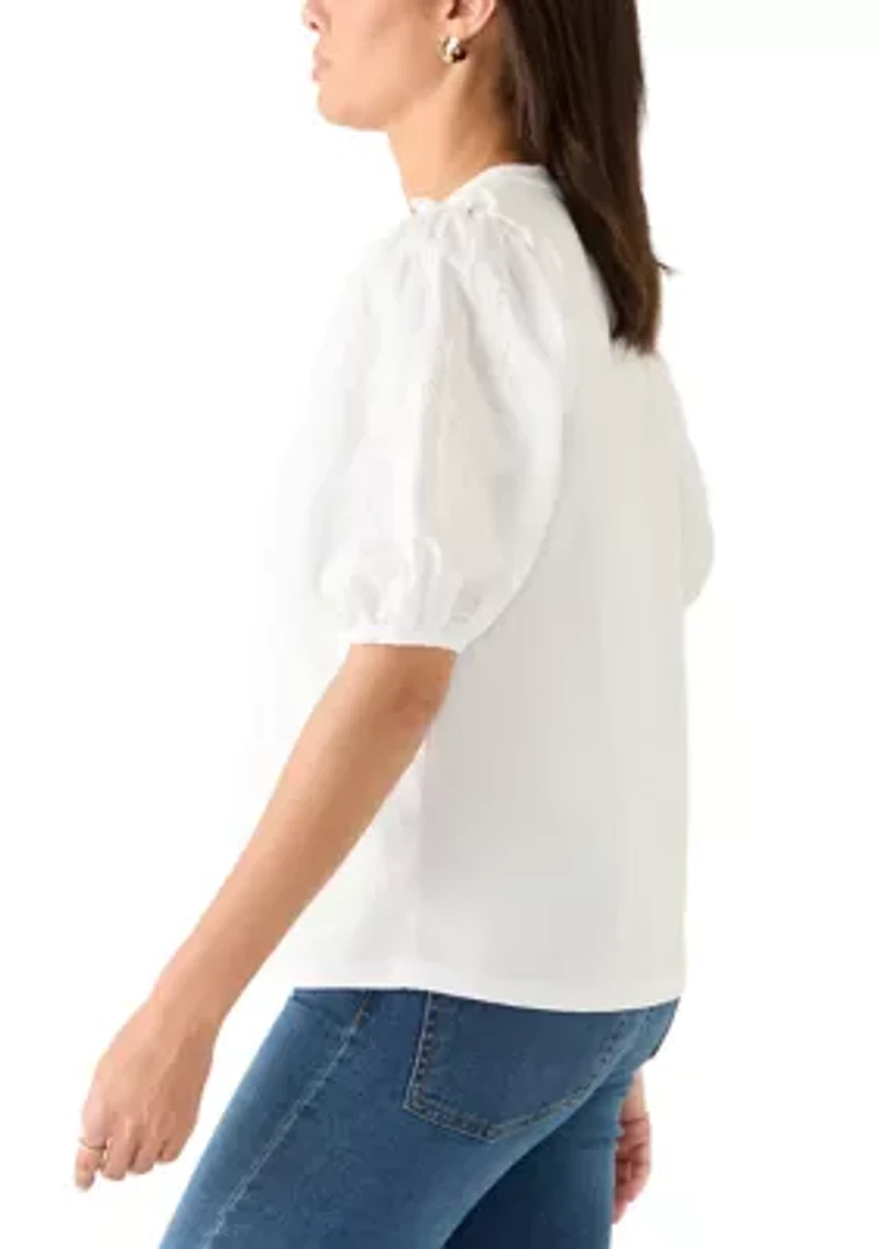 Women's Short Puff Sleeve Shirt