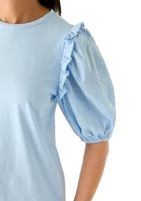 Women's Short Puff Sleeve Shirt