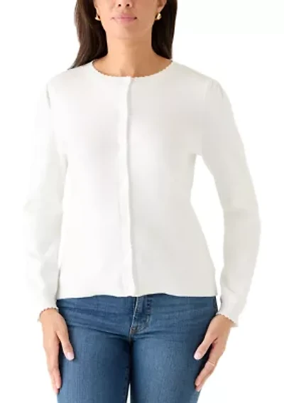 Women's Long Sleeve Button Up Cardigan