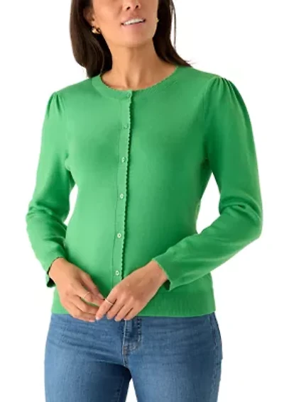 Women's Long Sleeve Button Up Cardigan