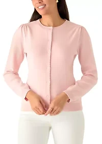 Women's Long Sleeve Button Up Cardigan