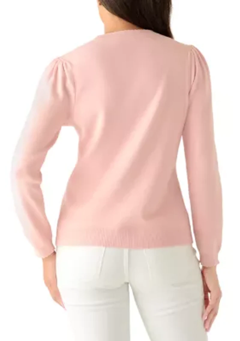 Women's Long Sleeve Button Up Cardigan