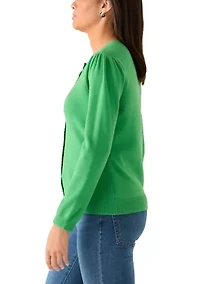 Women's Long Sleeve Button Up Cardigan