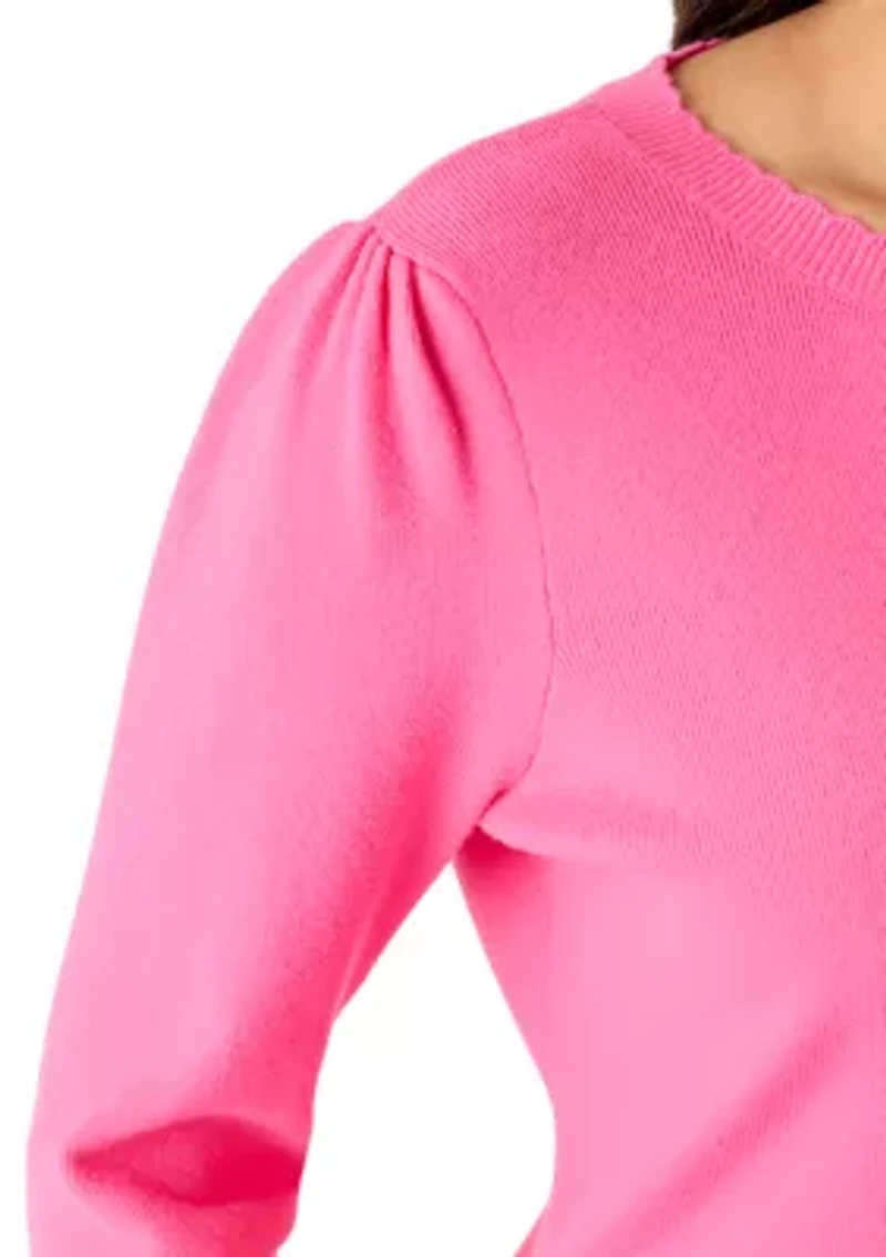 Women's Long Sleeve Button Up Cardigan