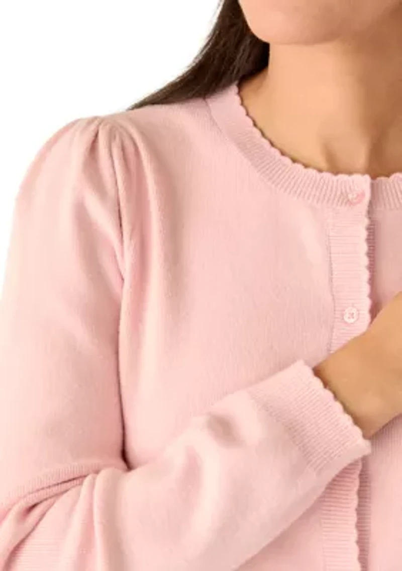 Women's Long Sleeve Button Up Cardigan