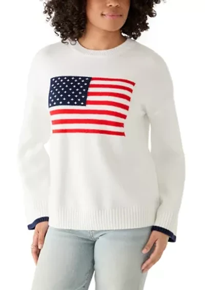 Women's American Flag Sweater