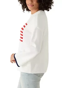 Women's American Flag Sweater