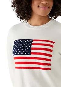 Women's American Flag Sweater