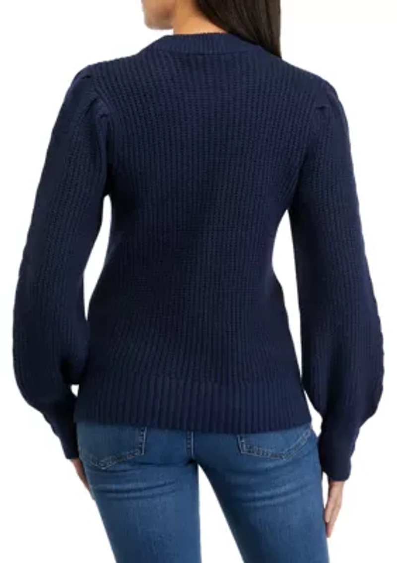 Petite Essential Cable Knit Sweater