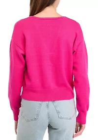 Petite Bow Cardigan