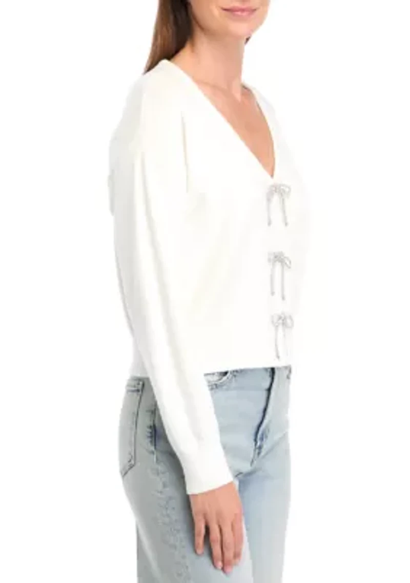 Women's Bow Cardigan