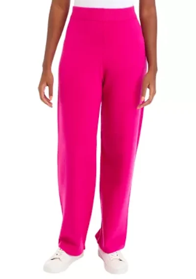 Women's Wide Leg Sweater Pants
