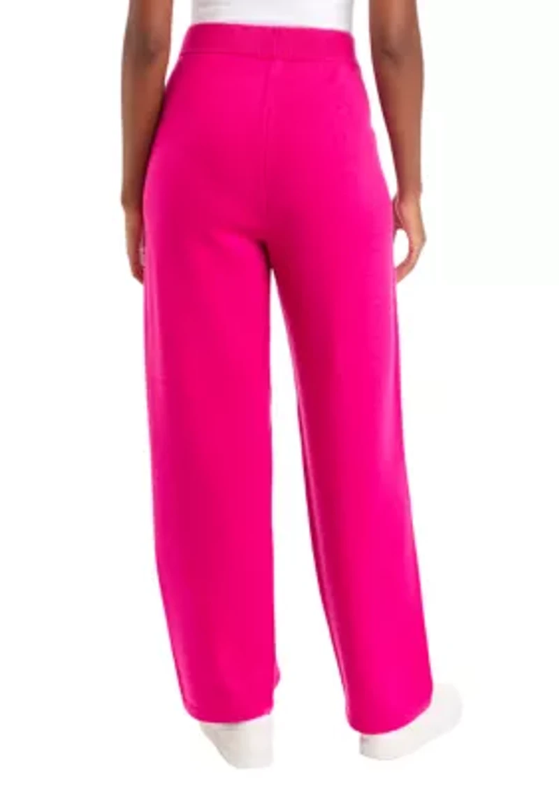 Women's Wide Leg Sweater Pants