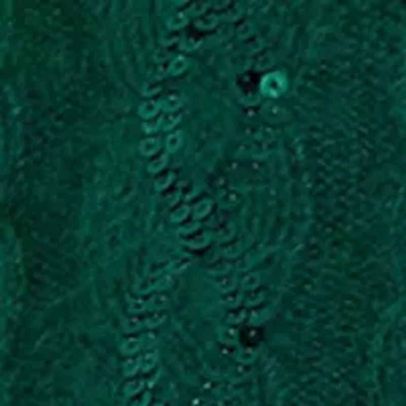 Women's Sequin 1/4 Zip Sweater Knit Pullover