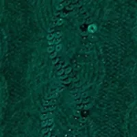 Women's Sequin 1/4 Zip Sweater Knit Pullover