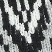 Petite Long Sleeve Fair Isle Snowflake Sweater