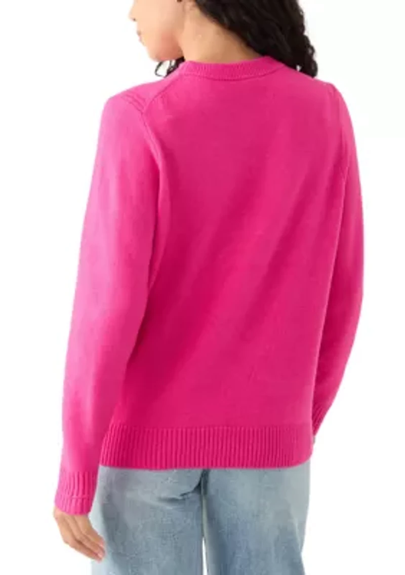 Petite Side Rib Pullover Sweater