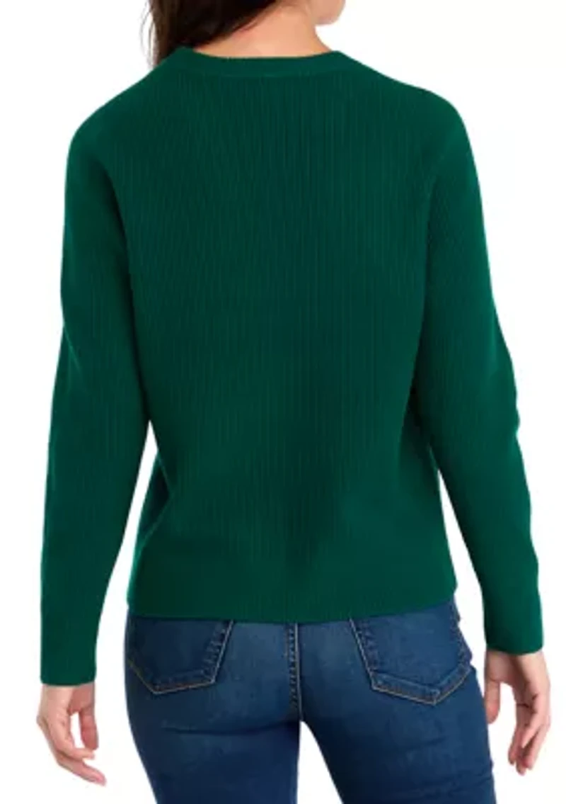 Women's Ribbed Pullover Sweater