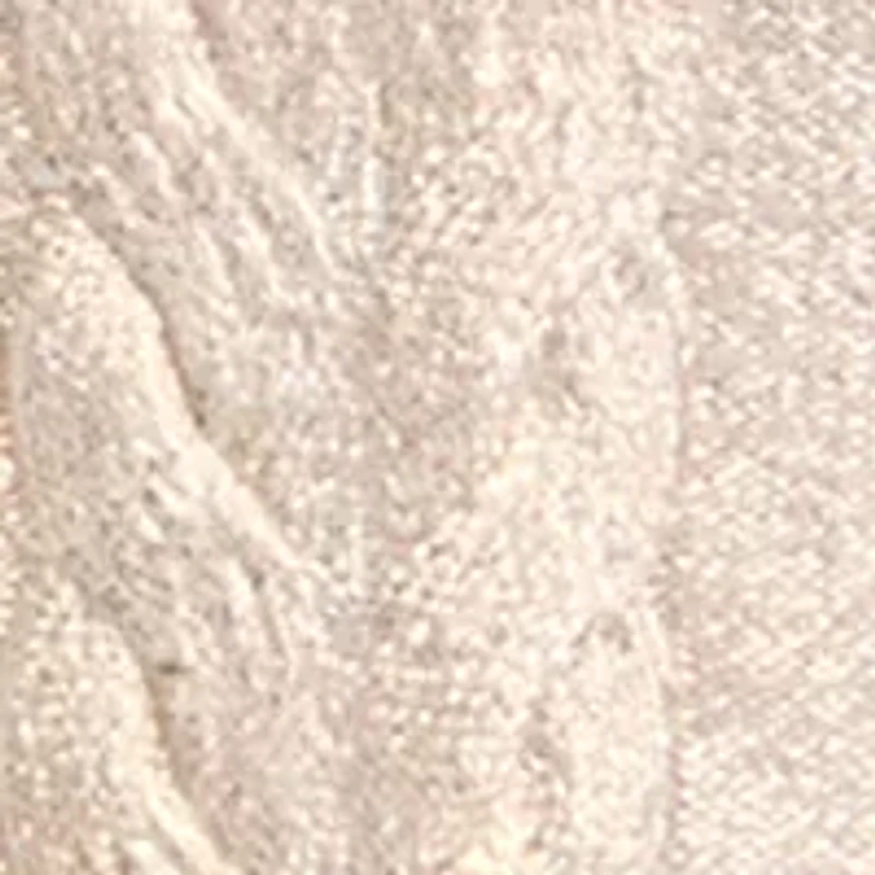 Plus Cable Metallic Sweater