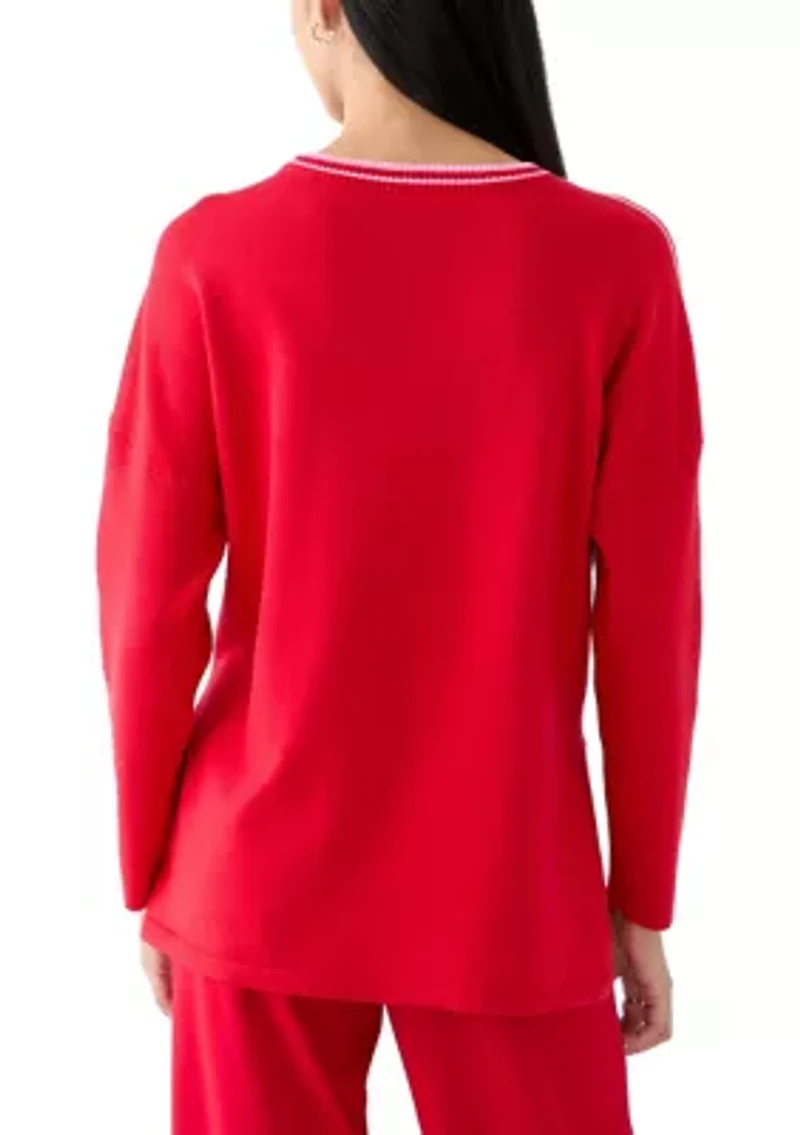 Petite Drop Shoulder Sweater