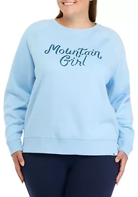 Plus Long Sleeve Graphic Sweatshirt