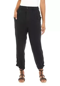 Drapey Twill Cargo Pants