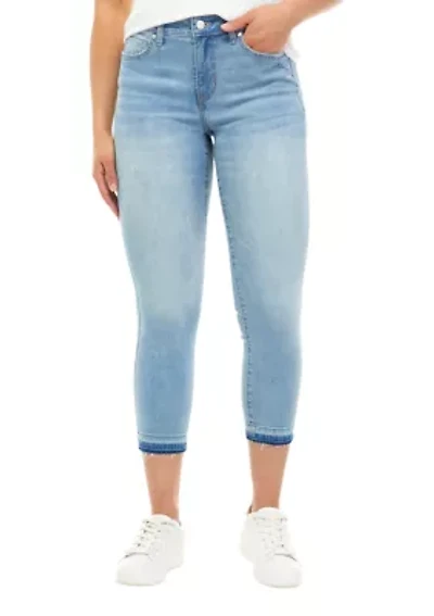 Women's 5 Pocket Cropped Denim Jeans