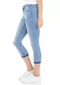 Petite 5 Pocket Cropped Denim Jeans