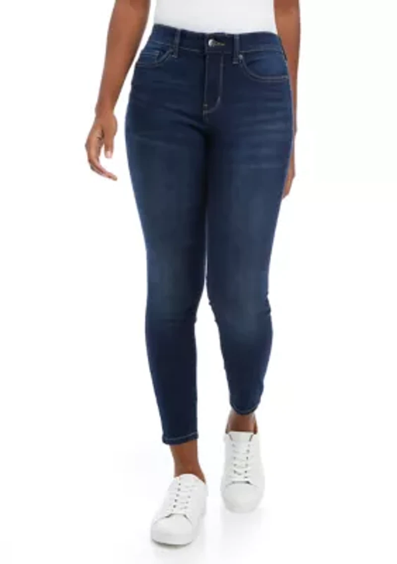 Petite Mid Rise Skinny Jeans