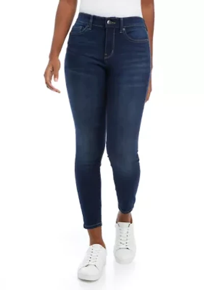 Petite Mid Rise Skinny Jeans
