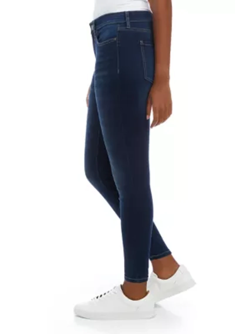 Petite Mid Rise Skinny Jeans